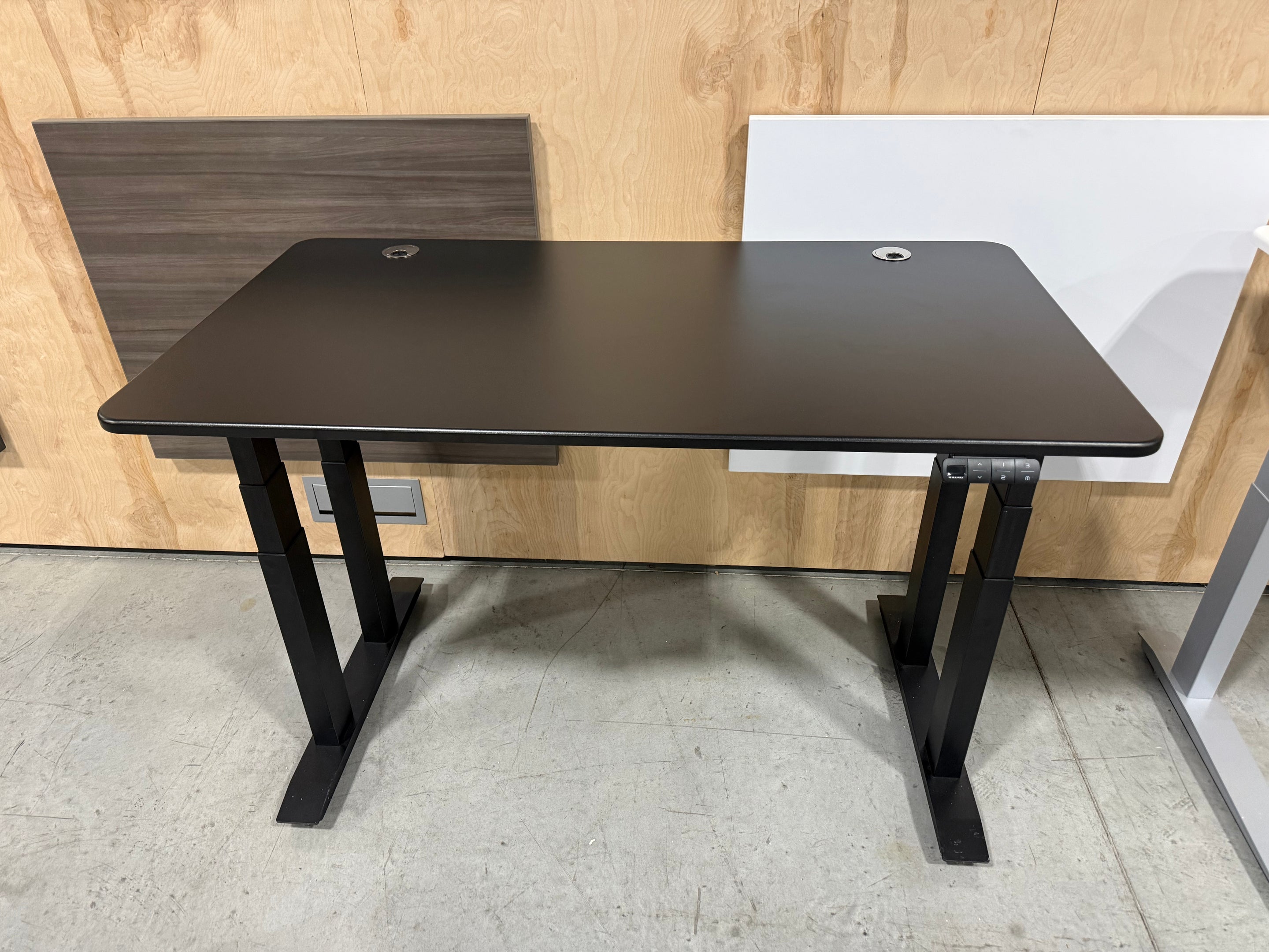 Eco powder-coated MDF desktop, 29 x 53 inches