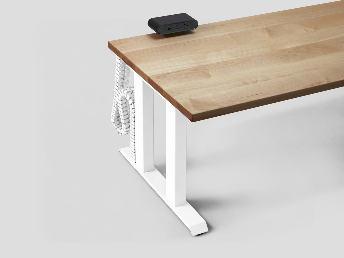 Grand Haven Solid Wood Standing Desk — Michigan Edition