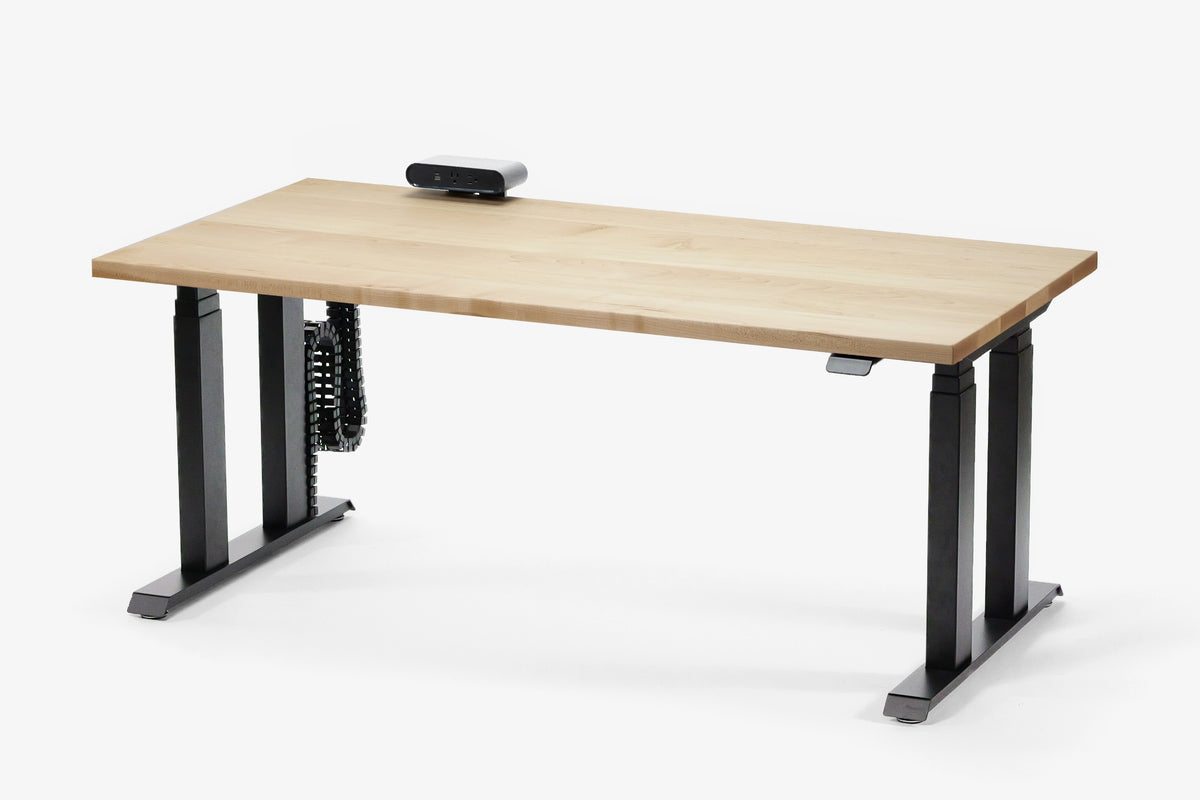 Grand Haven Solid Wood Standing Desk — Michigan Edition